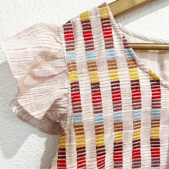 Roolee - Kimberly Embroidered Flowy Blouse- M - Picture 7 of 9